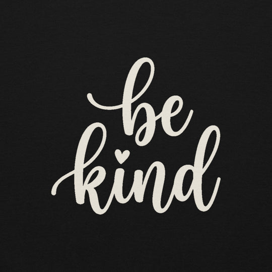 Be Kind Script Pullover Hoodie, Men's, print close-up