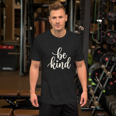 Be Kind Script Graphic T-Shirt, on a model