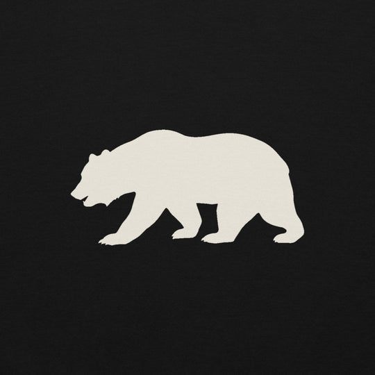 California Bear Pullover Hoodie, Men's, print close-up
