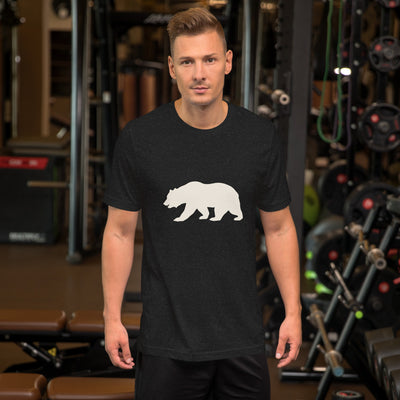 California Bear Graphic T-Shirt, Women's, on a model