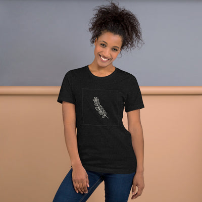 Eucalyptus Sprig Graphic T-Shirt, on a model