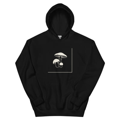 Mushroom Line Trio Pullover Hoodie, Women's, flat lay