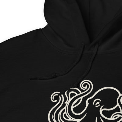 Octopus Art California Pullover Hoodie, Women's, fabric detail