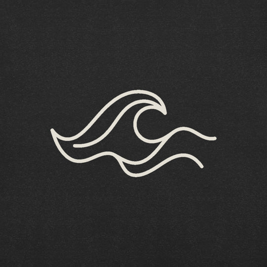 One-Line Wave California Graphic T-Shirt, Men's, print close-up