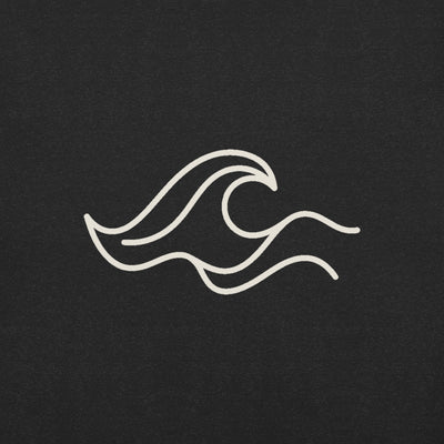 One-Line Wave California Graphic T-Shirt, Women's, print close-up