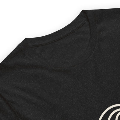 One-Line Wave California Graphic T-Shirt, fabric detail