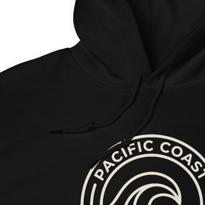 Pacific Coast Wave Badge Pullover Hoodie, Men's, fabric detail