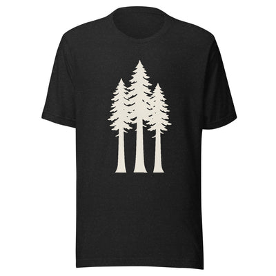 Redwood Silhouette Graphic T-Shirt, Women's, front, black with cream print