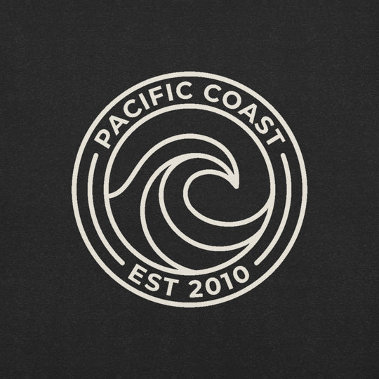 Pacific Coast Wave Badge Graphic T-Shirt, print close-up
